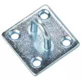 Galvanised Staple on Plate